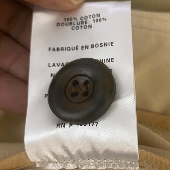 NWT ULLA JOHNSON Emmanuelle Night Neutral Trench Coat Size Medium. - Picture 10 of 15